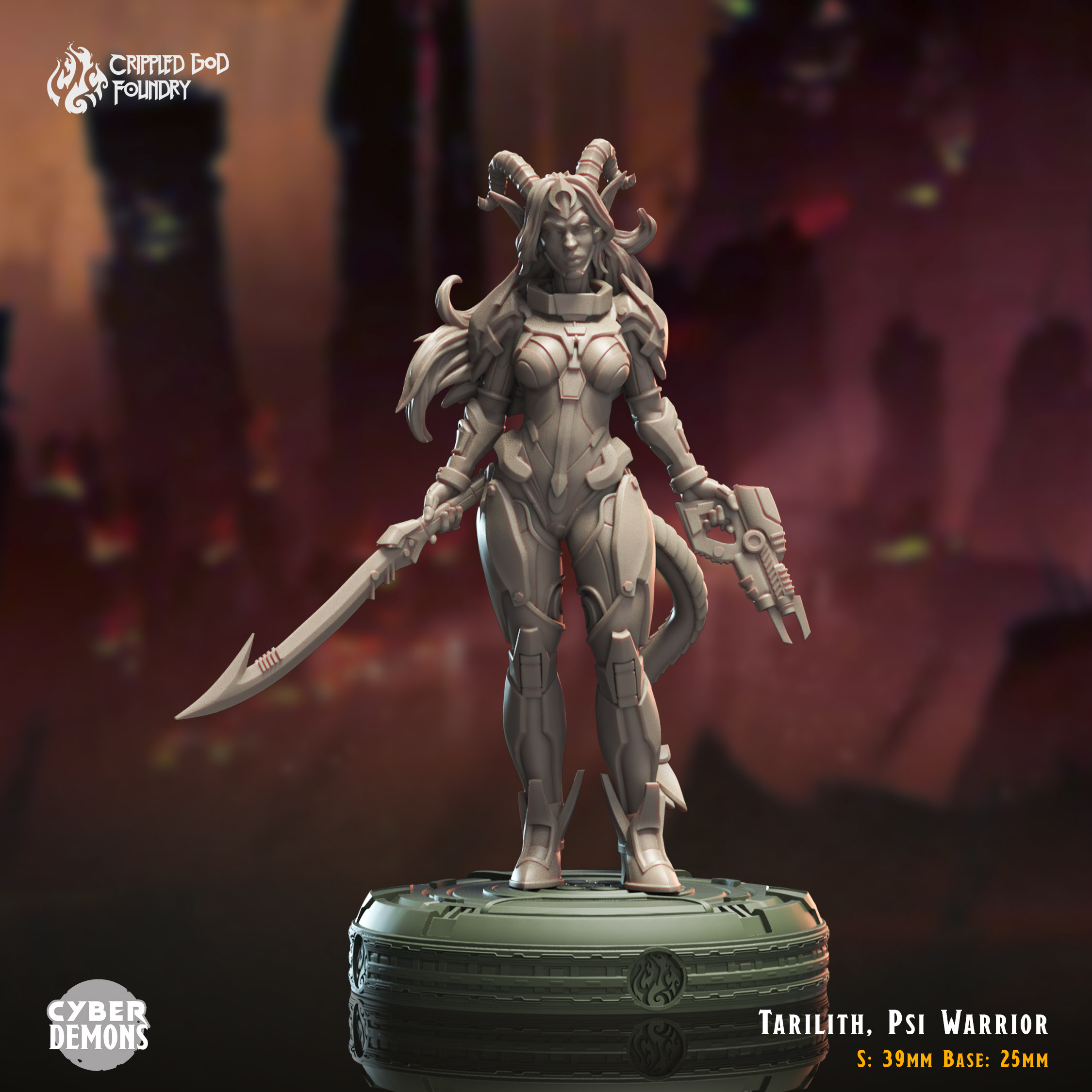 Tarilith, Tiefling Psi Warrior
